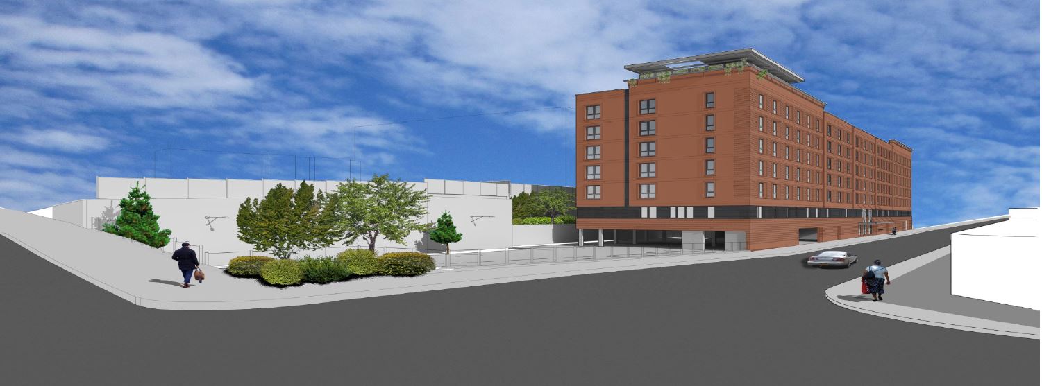 Rendering of affordable apartment complex