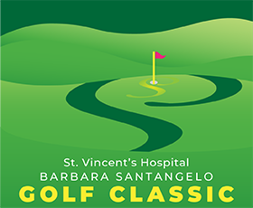 Image reads The St. Vincent's Hospital Barbara Santangelo Golf classic