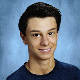 2022 Youth Award recipient Austin Bergamini, Rye High School