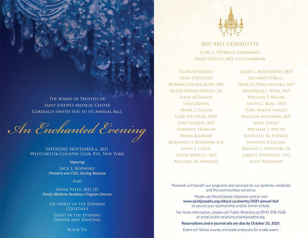 An Enchanted Evening Flyer 